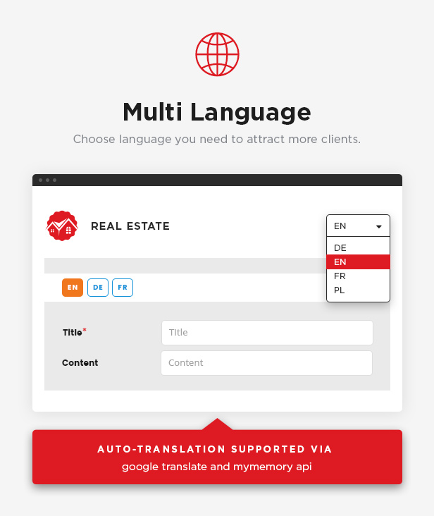 Multi language