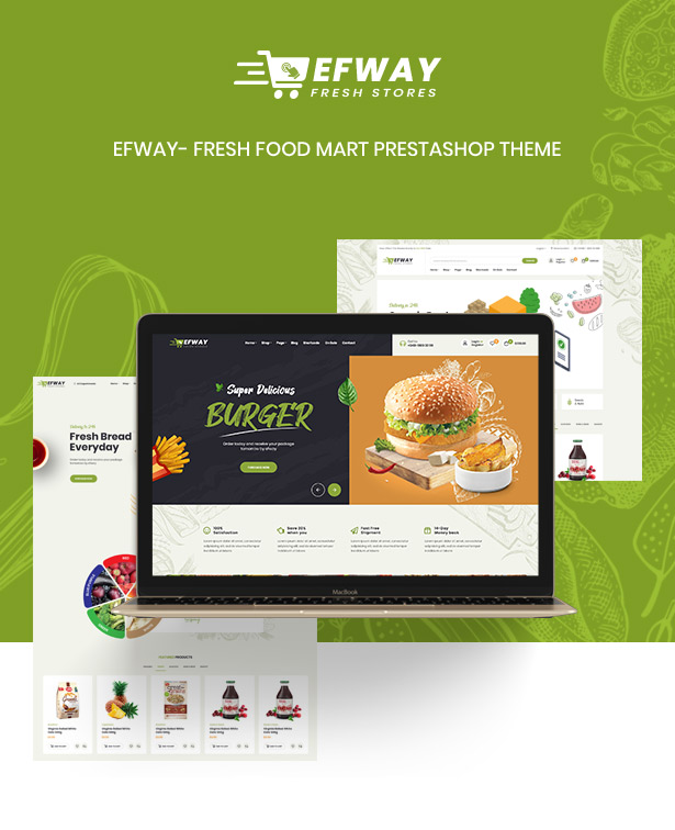Efway - Food Store eCommerce Prestashop Theme