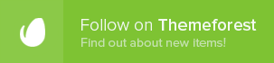 Follow us on ThemeForest