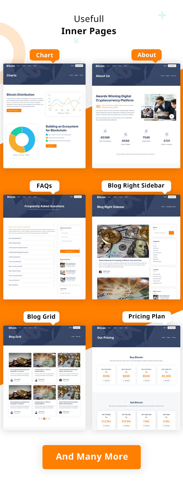 Bitcon - Bitcoin HTML5 Template