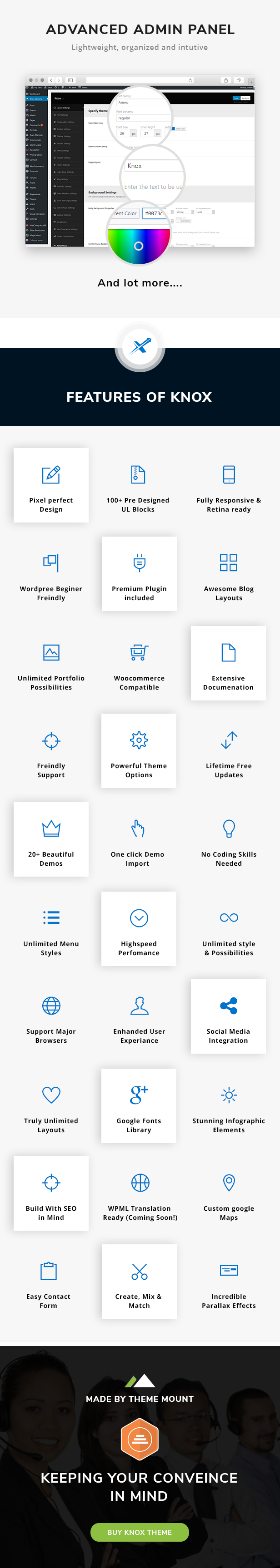 Thème WordPress Knox