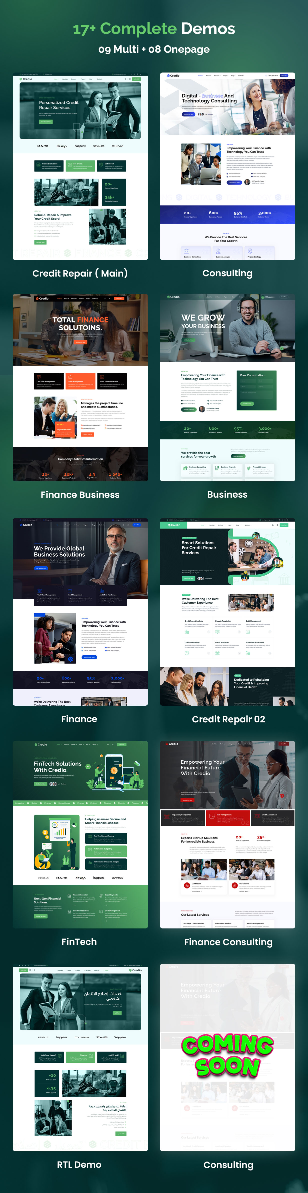 Credio - Business and Finance WordPress
