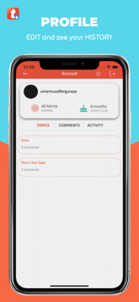 Topics | iOS Universal Social Discussion App Template (Swift) - 16