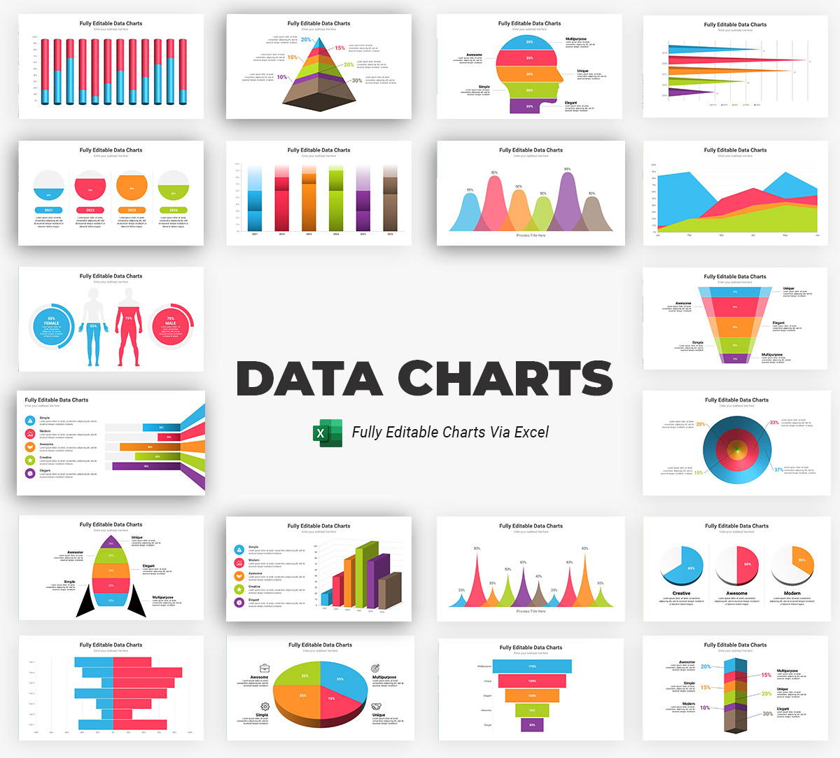 Infographics Complete Bundle PowerPoint Templates - 111