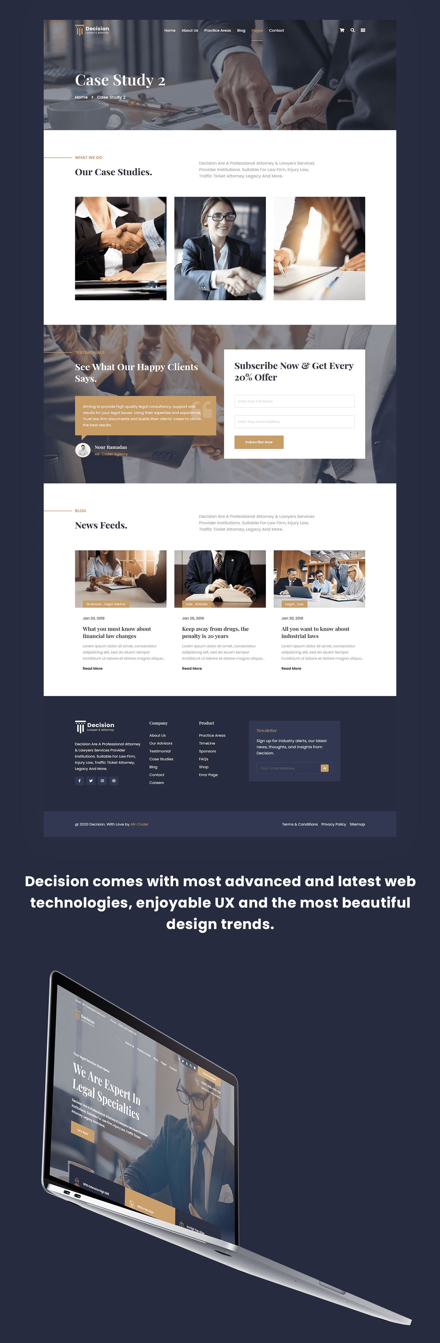 Decision - Law & Lawyer WordPress Theme - 5