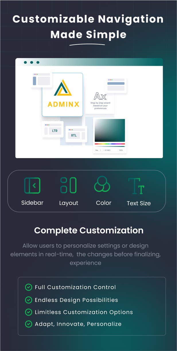 AdminX Codeigniter Admin Dashboard Template