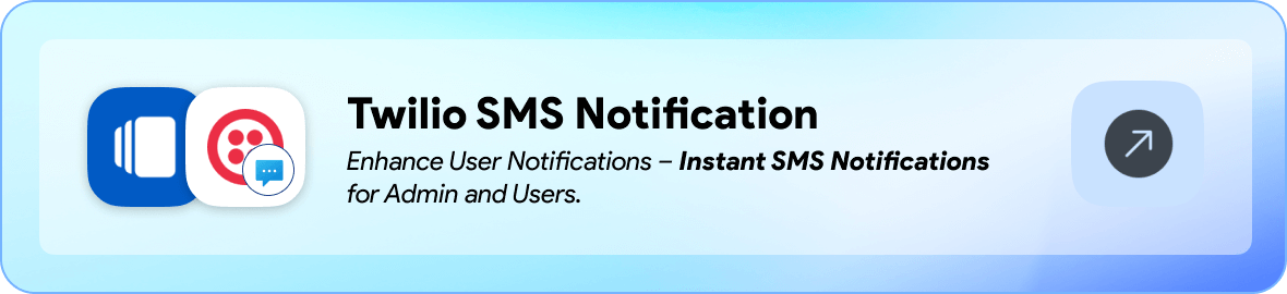 twilio sms plugin for vcard saas