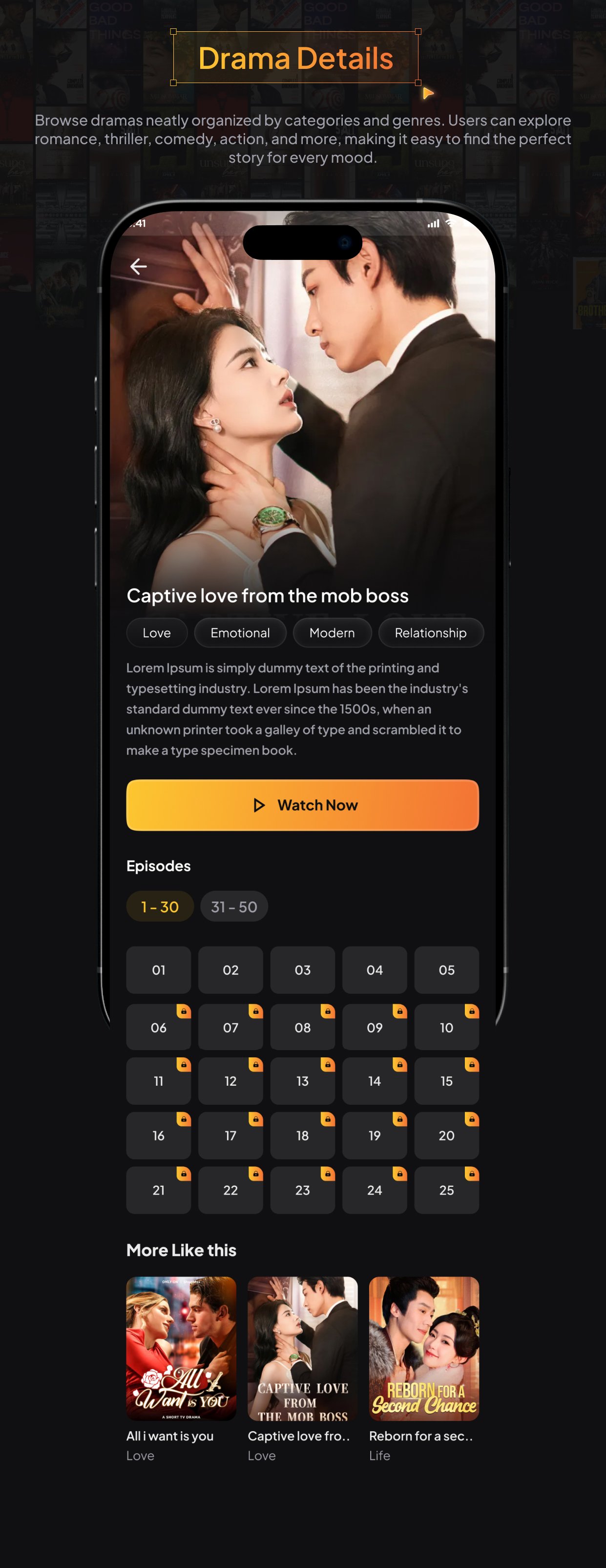 Dramify | Full Short Drama Streaming Flutter App With Laravel Admin Panel - 7