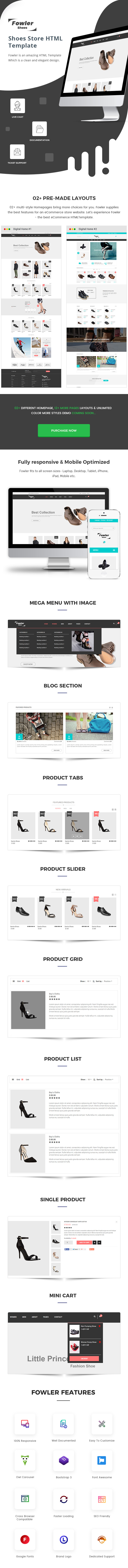 Fowler - Shoes Store HTML Template - 1
