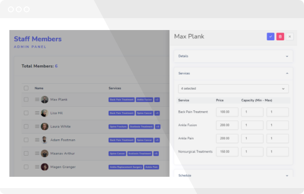 appointment booking process