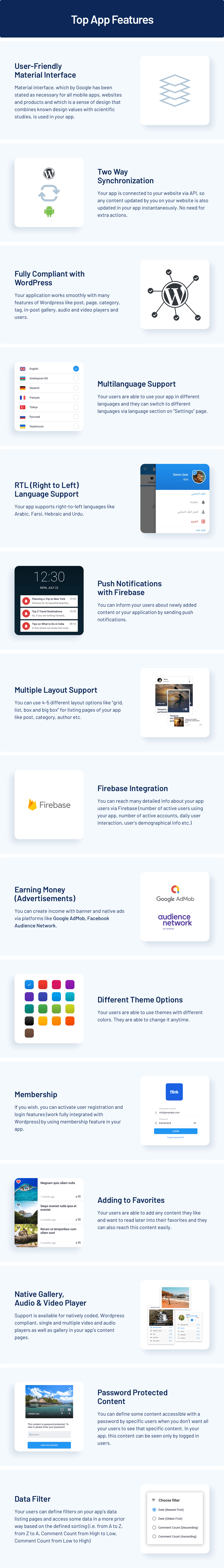 Flink - WordPress App Builder (Auto WordPress to Native Android App) + Ultimate Admin Panel - 2
