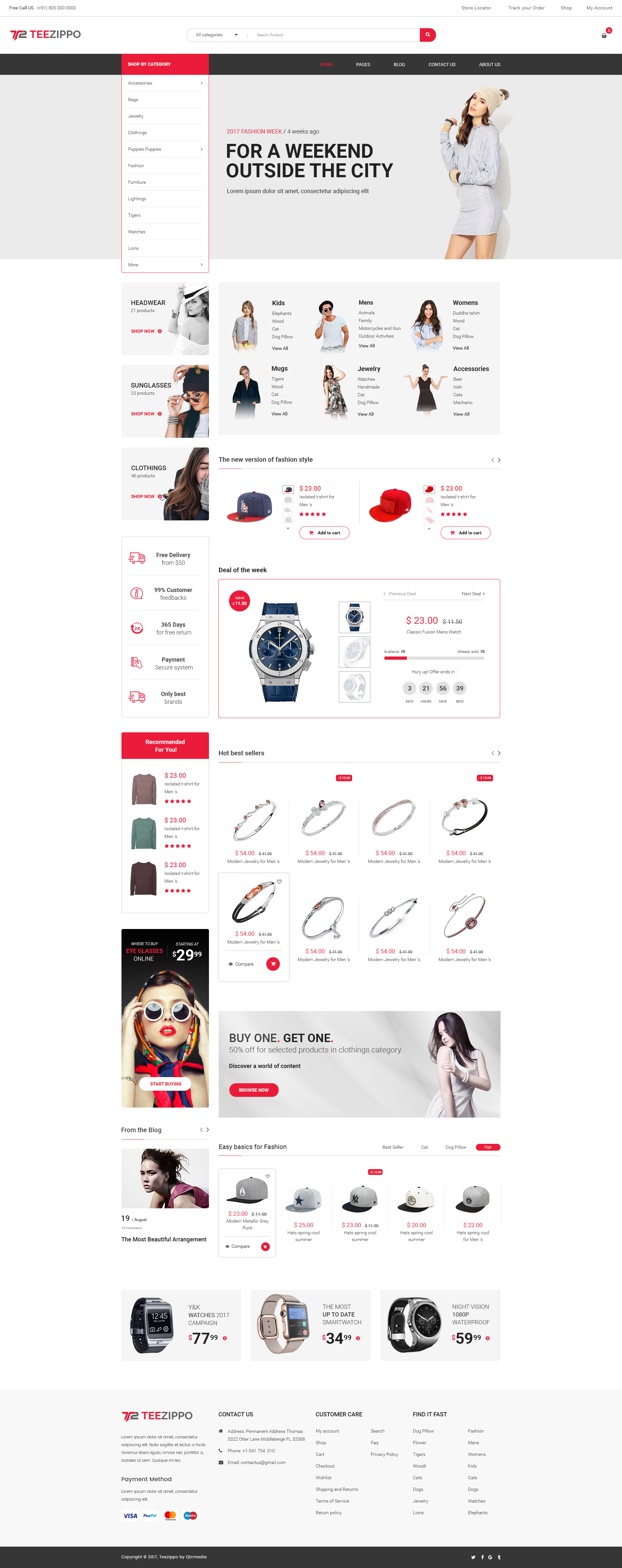 Teezippo - ECommerce HTML Template