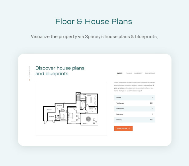 Spacey - Single Property WordPress Theme