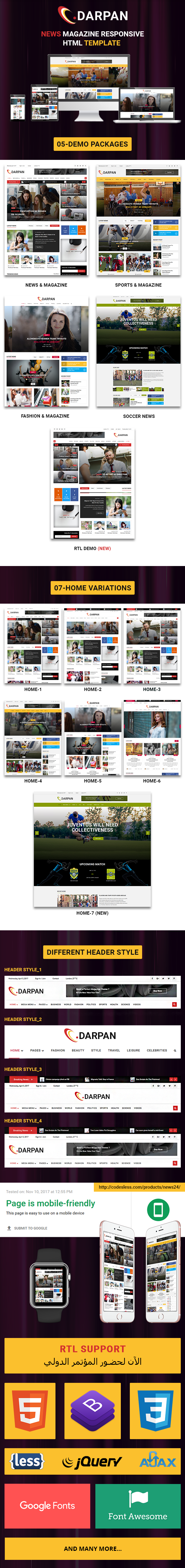 News 24 - News Magazine Responsive HTML Template