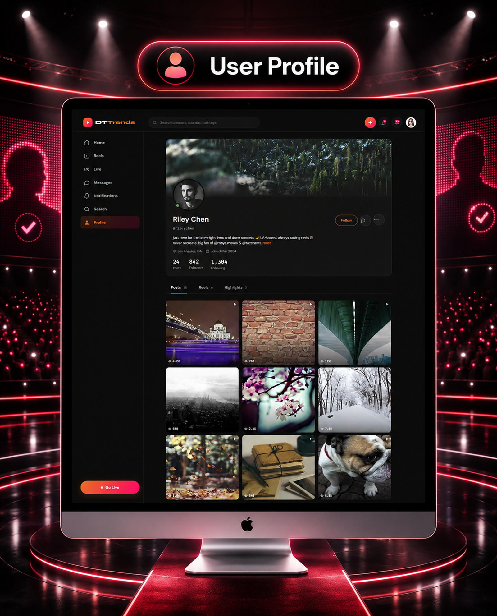 DTTrends – TikTok Clone | Reels, Live Streaming, PK Battle, Story, Feed, Chat | Flutter App - 44