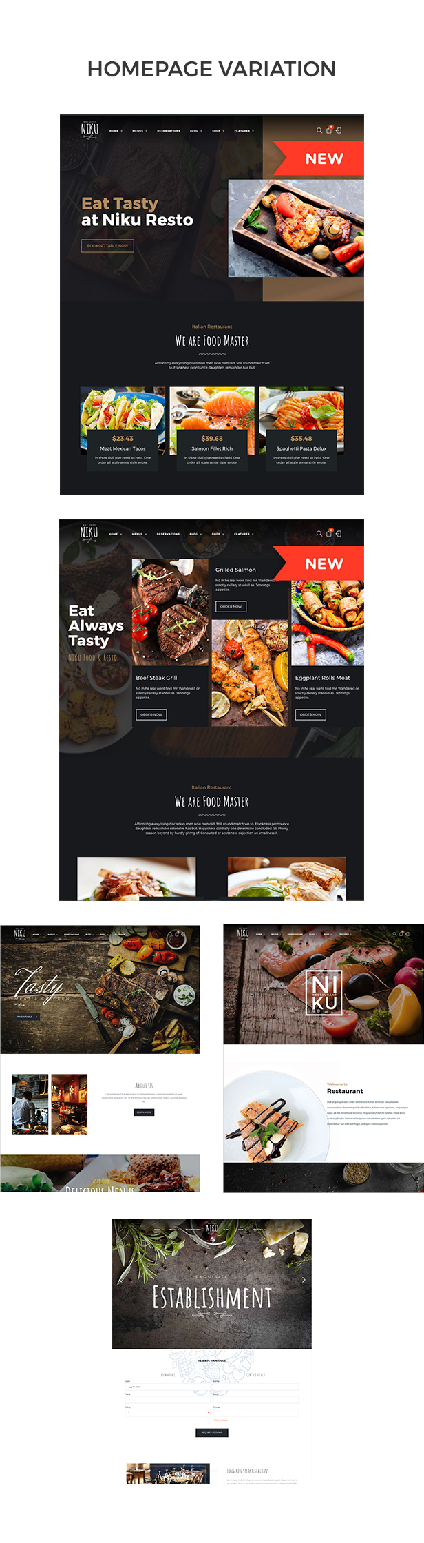 Niku - Restaurant & Food Menus WooCommerce Theme - 2