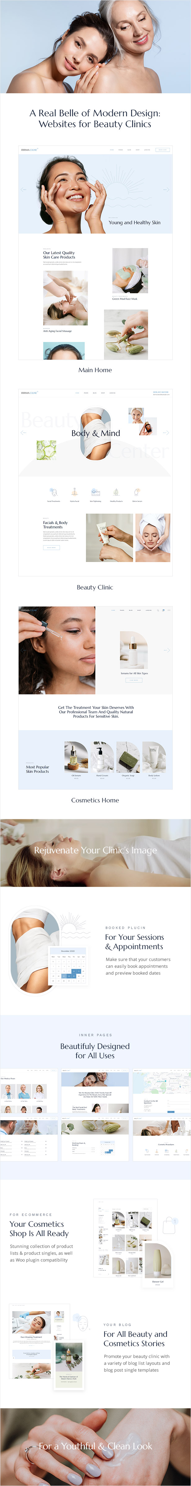 Derma Clear - Beauty Cosmetics & Skincare WordPress Theme - 2