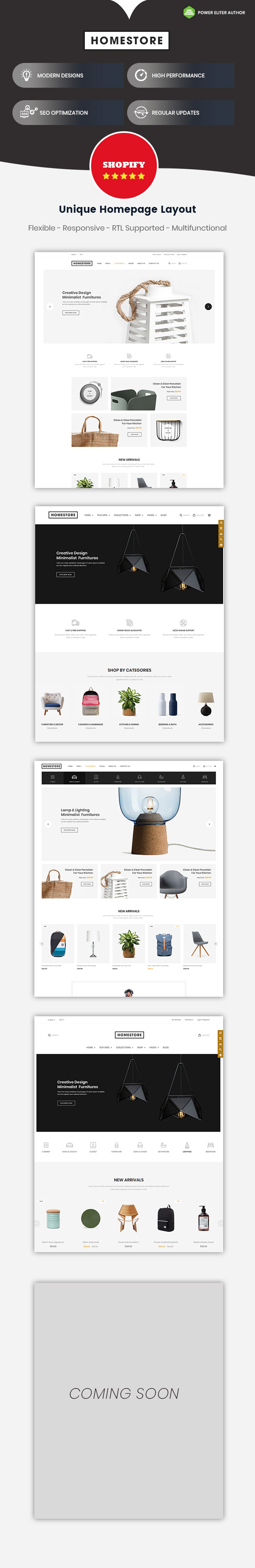 HomeStore - Multipurpose Responsive Shopify Theme with Sections