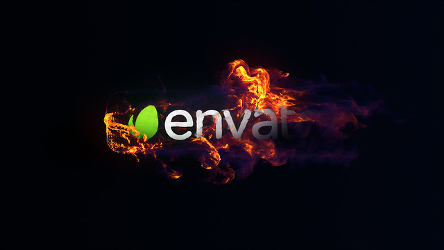 Fire Explosion Logo Reveal - 4