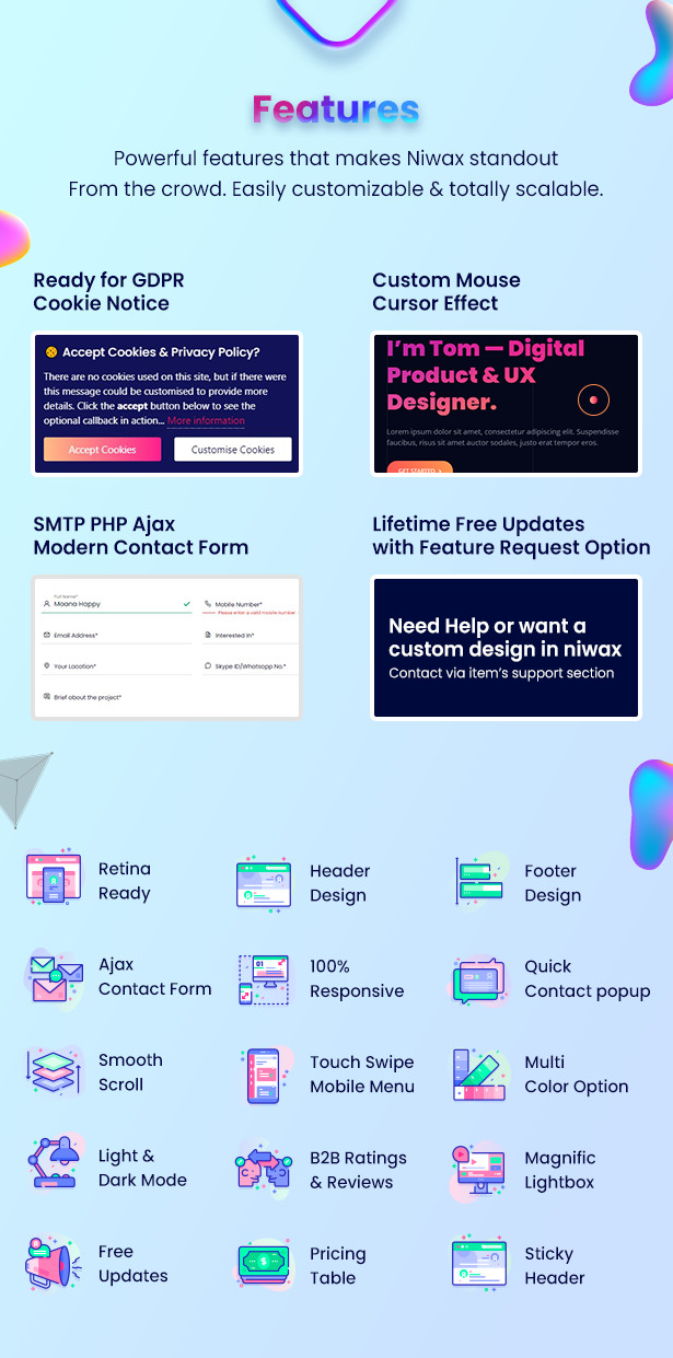 Niwax - Creative Web Design & Digital Marketing Agency HTML Template