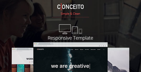 Conceito - Responsive Single Page / One Page Muse Template