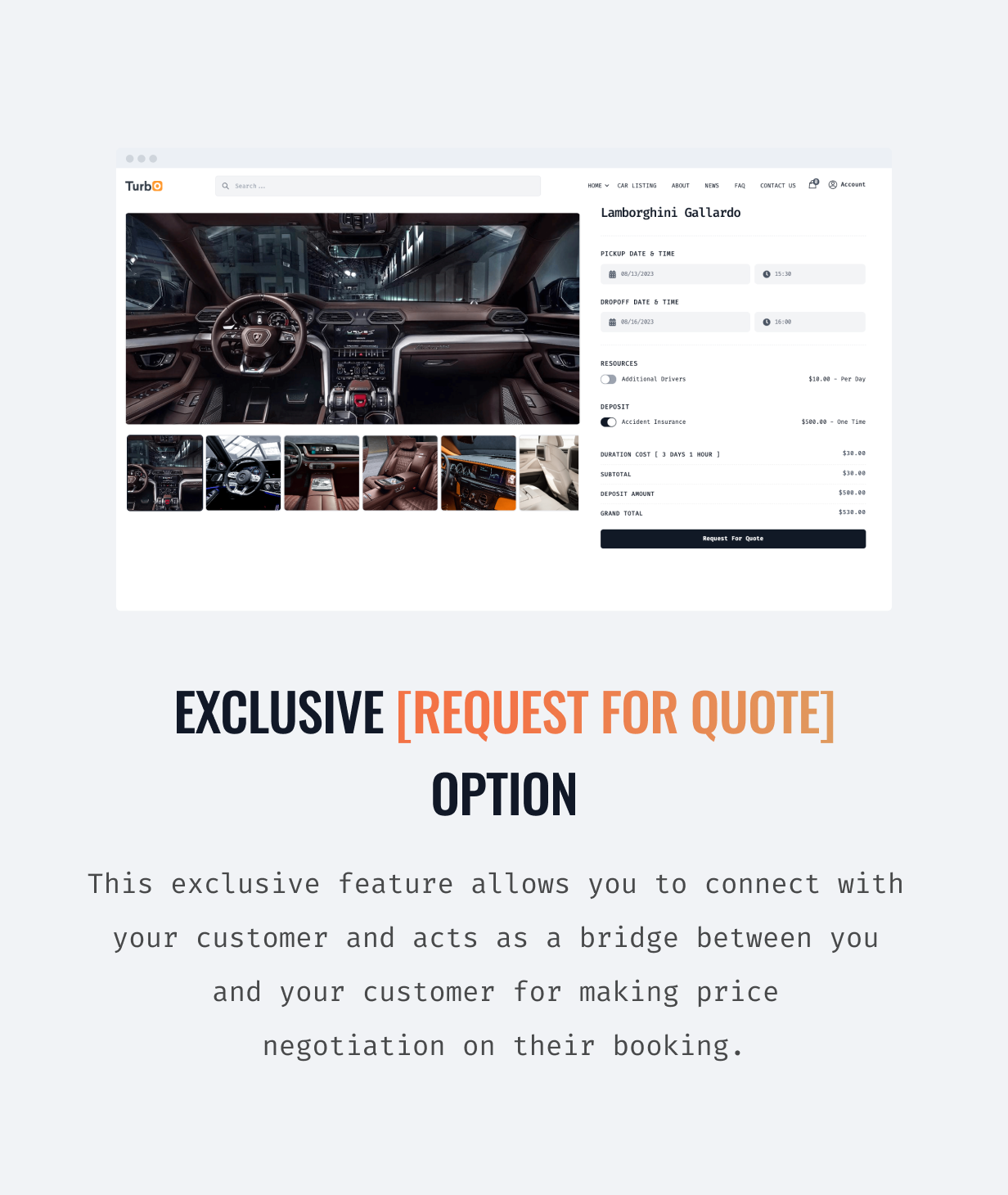 Turbo - WooCommerce Rental & Booking Theme - 8