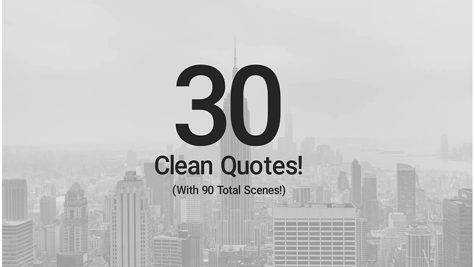 30 Clean Quotes Pack! - 2