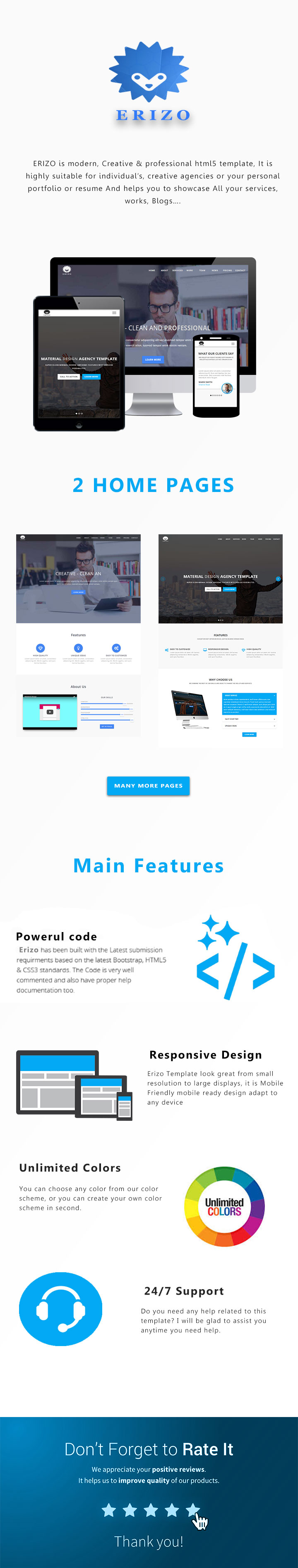ERIZO HTML Template