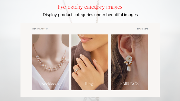 Eye-catchy category images