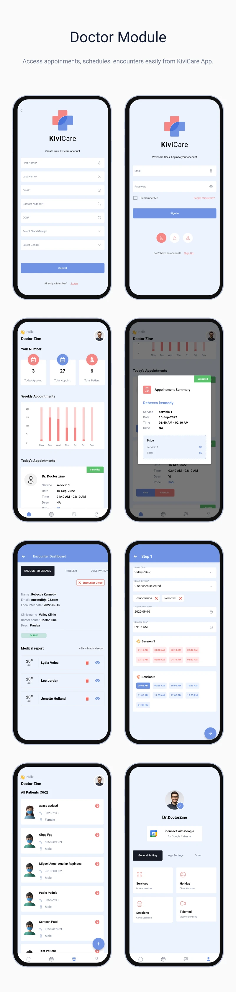KiviCare Flutter 3.x App - Clinic & Patient Management System - 11