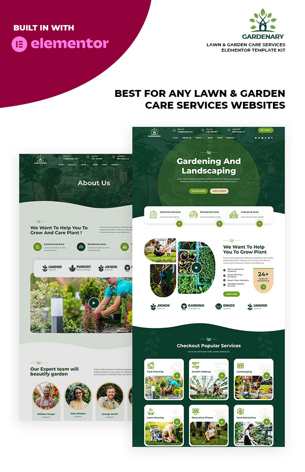 gardenary home pages