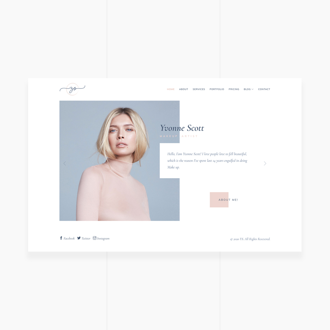 YS - Makeup Artist, Model & Beauty Bootstrap Template