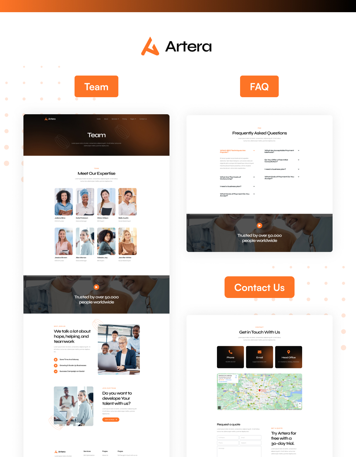 Artera - SEO & Digital Agency Elementor Template Kit - 5