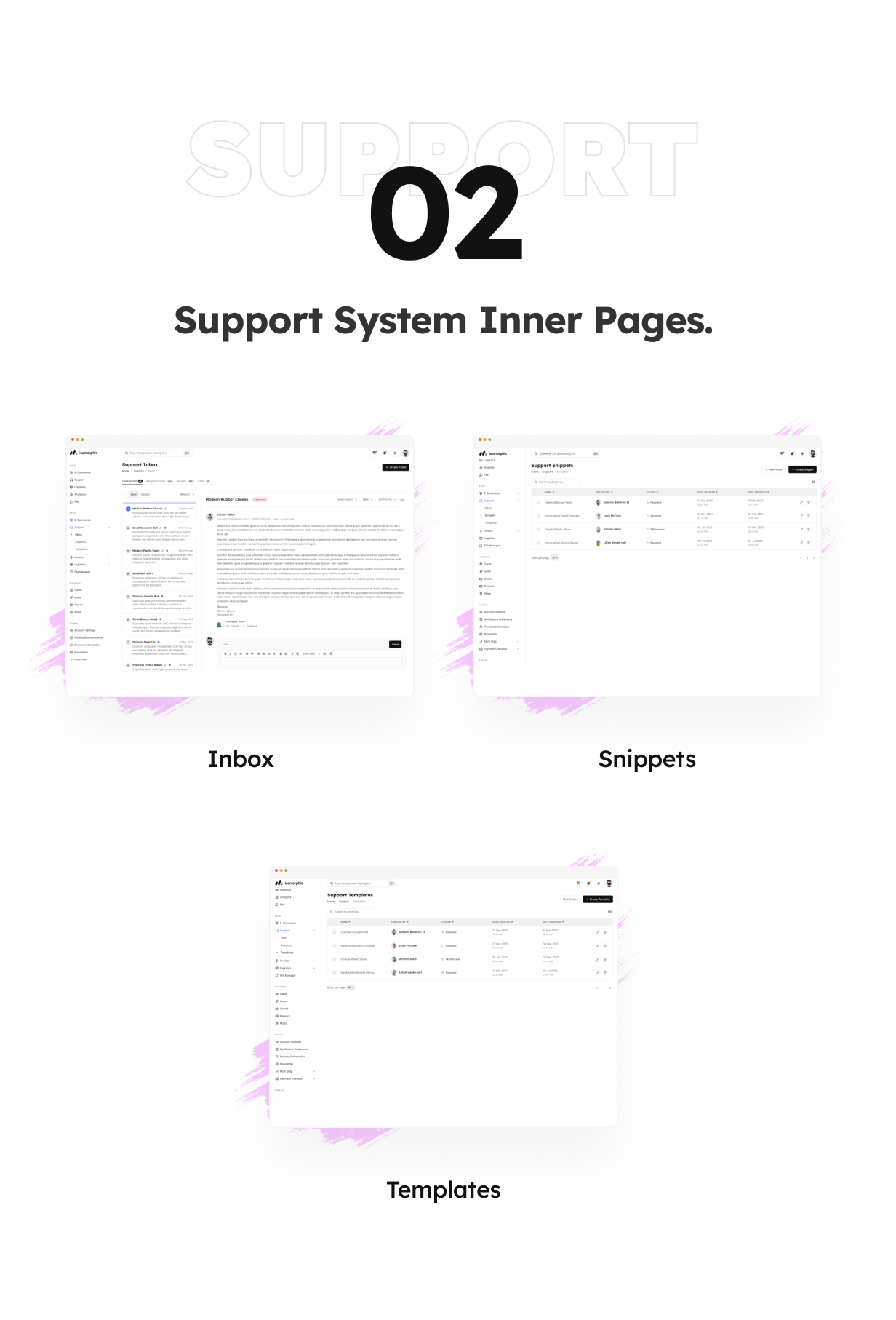 Isomorphic - React Admin Dashboard Template - 14