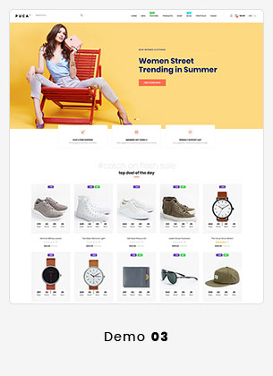 Puca - Optimized Mobile WooCommerce Theme - 18