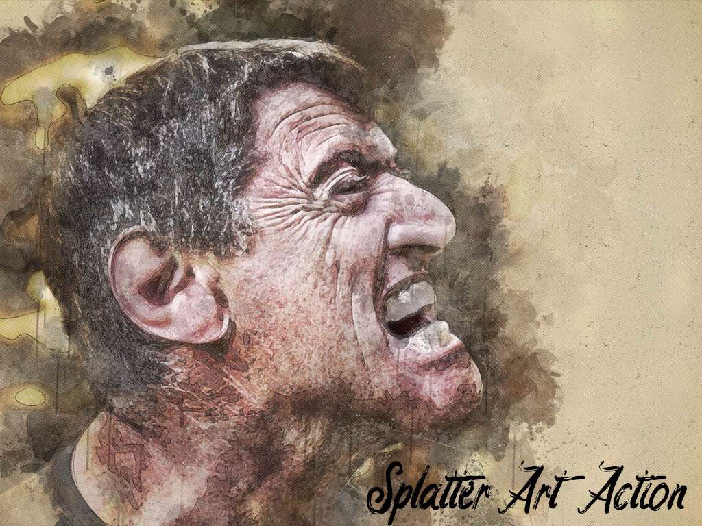 Splatter Art Photoshop Action