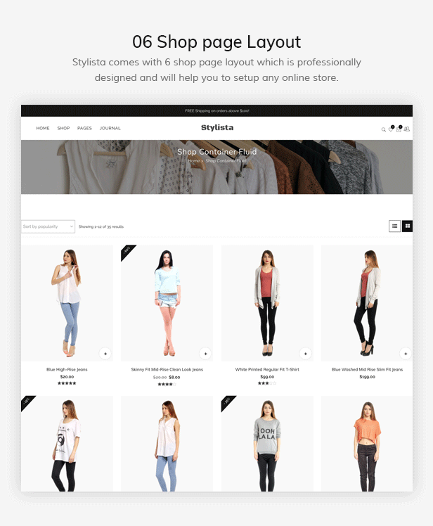 Stylista - Responsive Fashion WooCommerce WordPress Theme - 6