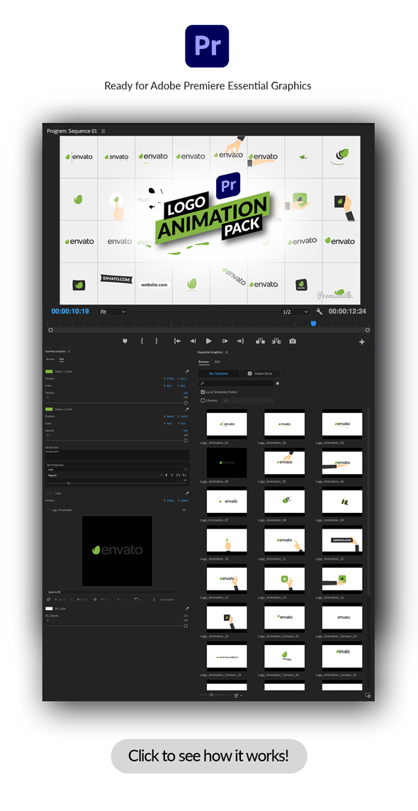 Logo Animation Pack for Premiere Pro - 8