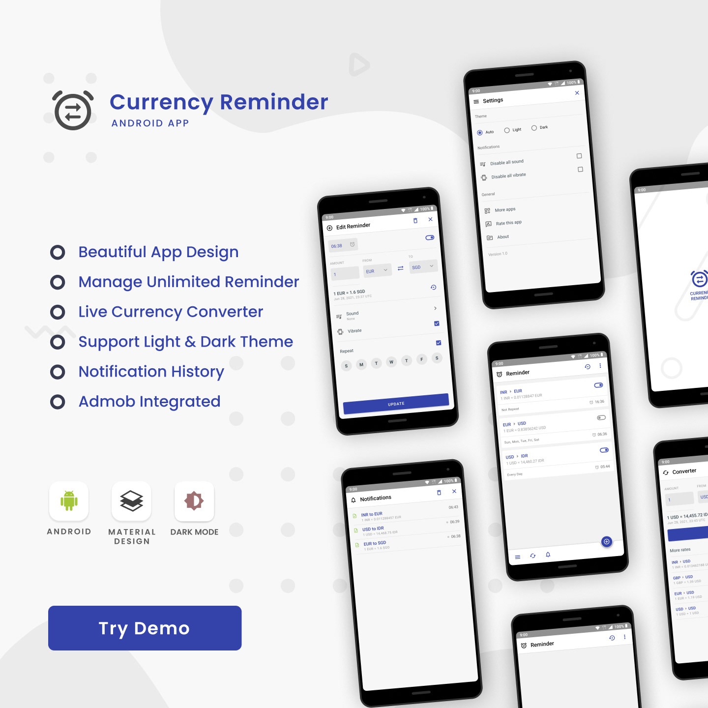 Currency Reminder - Alarm and Currency Converter 1.2 by dream_space