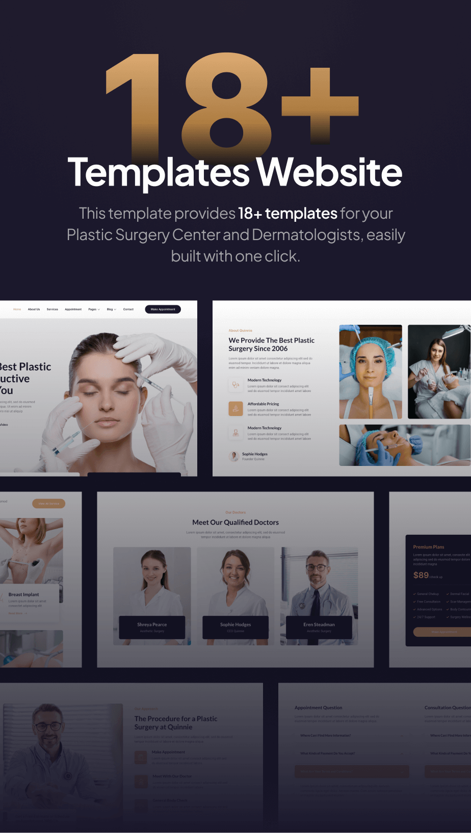 Quinnie – Plastic Surgery Clinic FSE WordPress Theme - 4