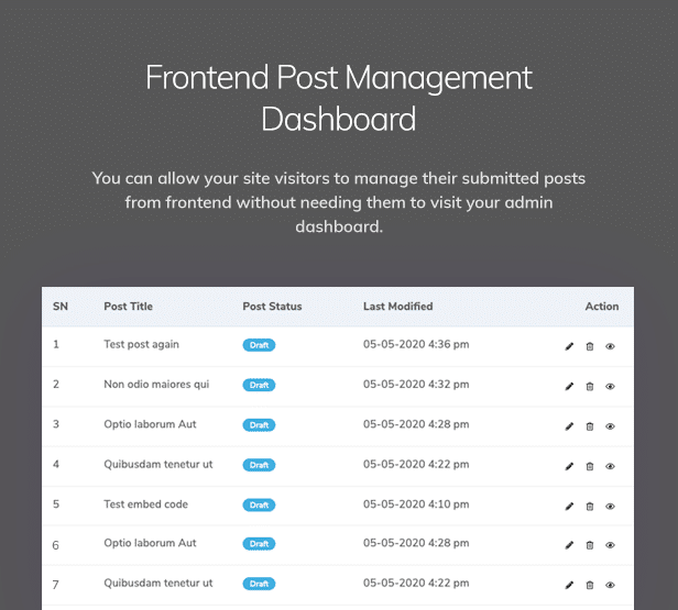 Frontend Post Submission Manager - 11