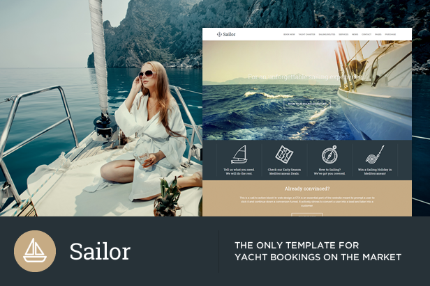 Sailor - Yacht Charter Booking HTML Template