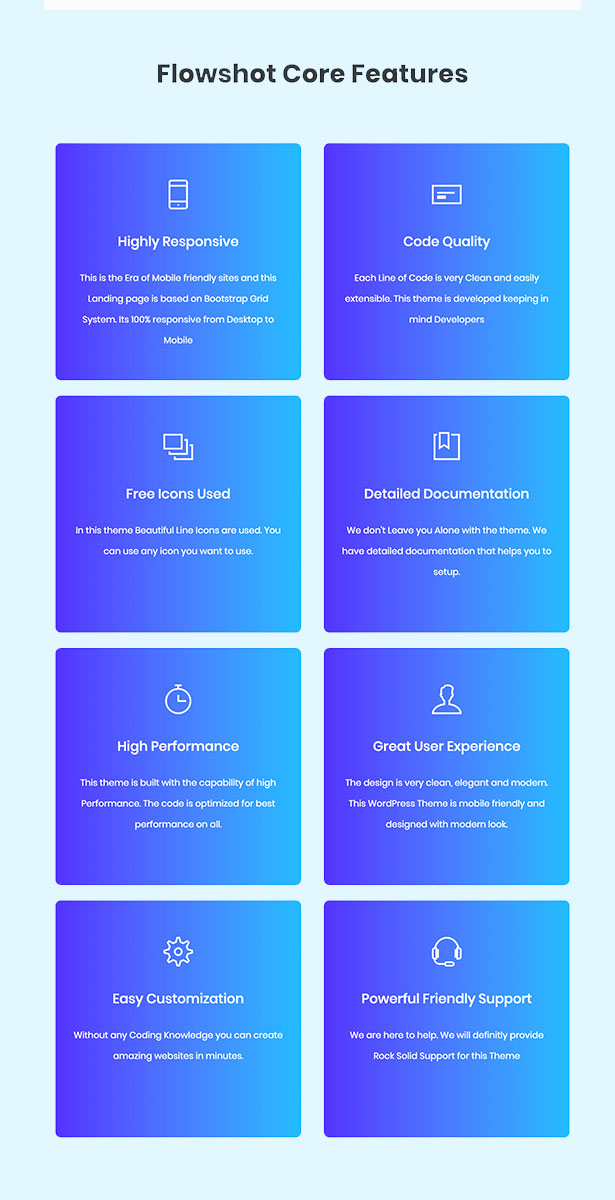 Flowshot - App Landing Page & Product Showcase