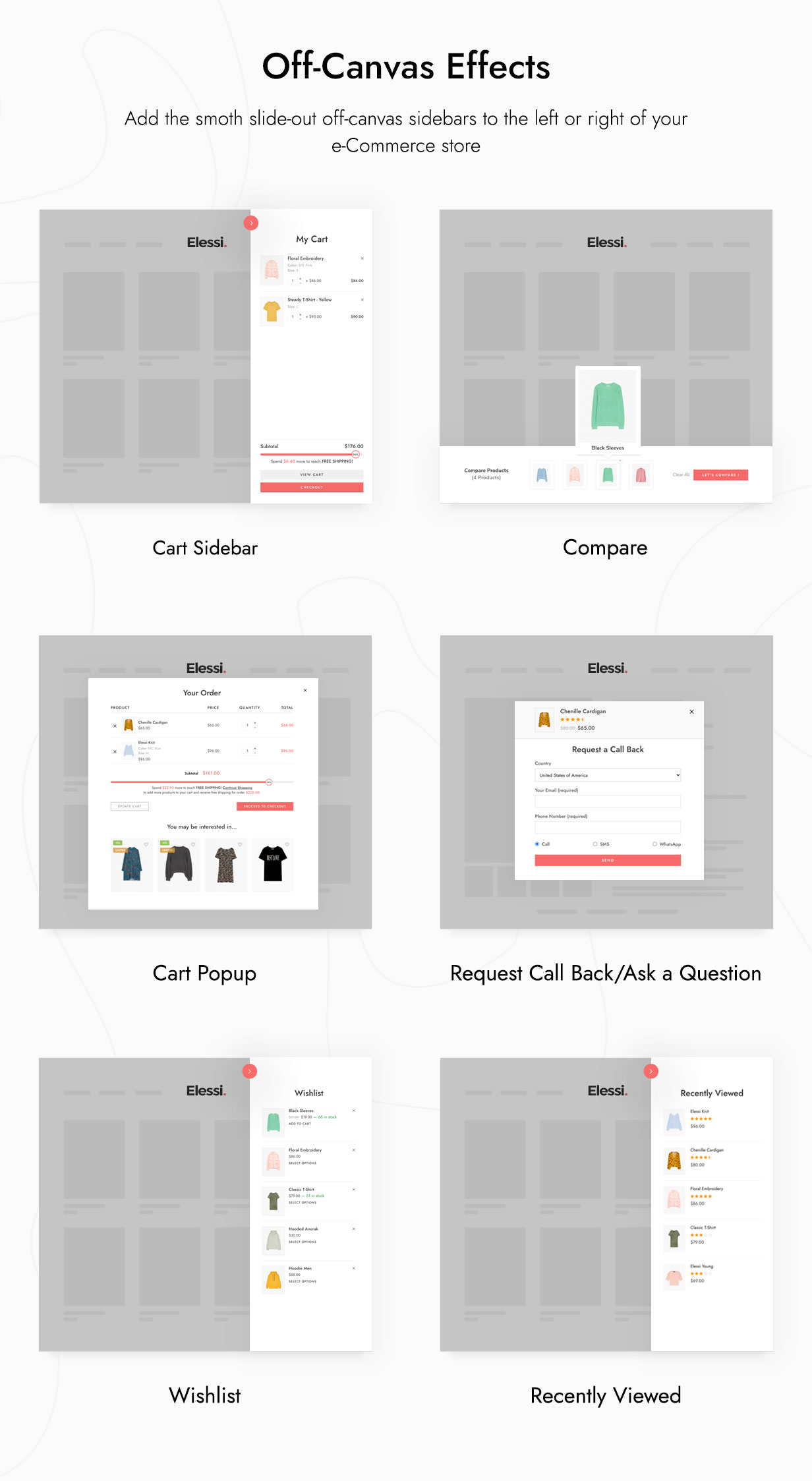 Elessi - WooCommerce AJAX WordPress 主题 - Off-Canvas