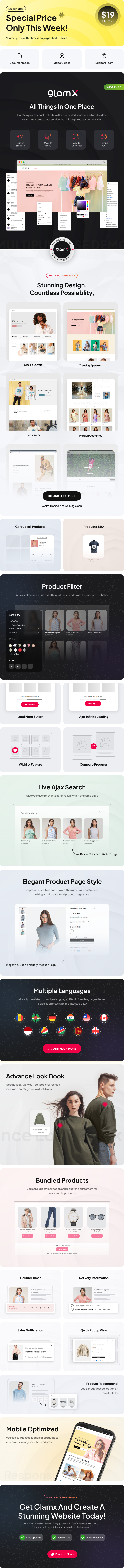 Glamx - Multipurpose Shopify Theme OS 2.0 - 1