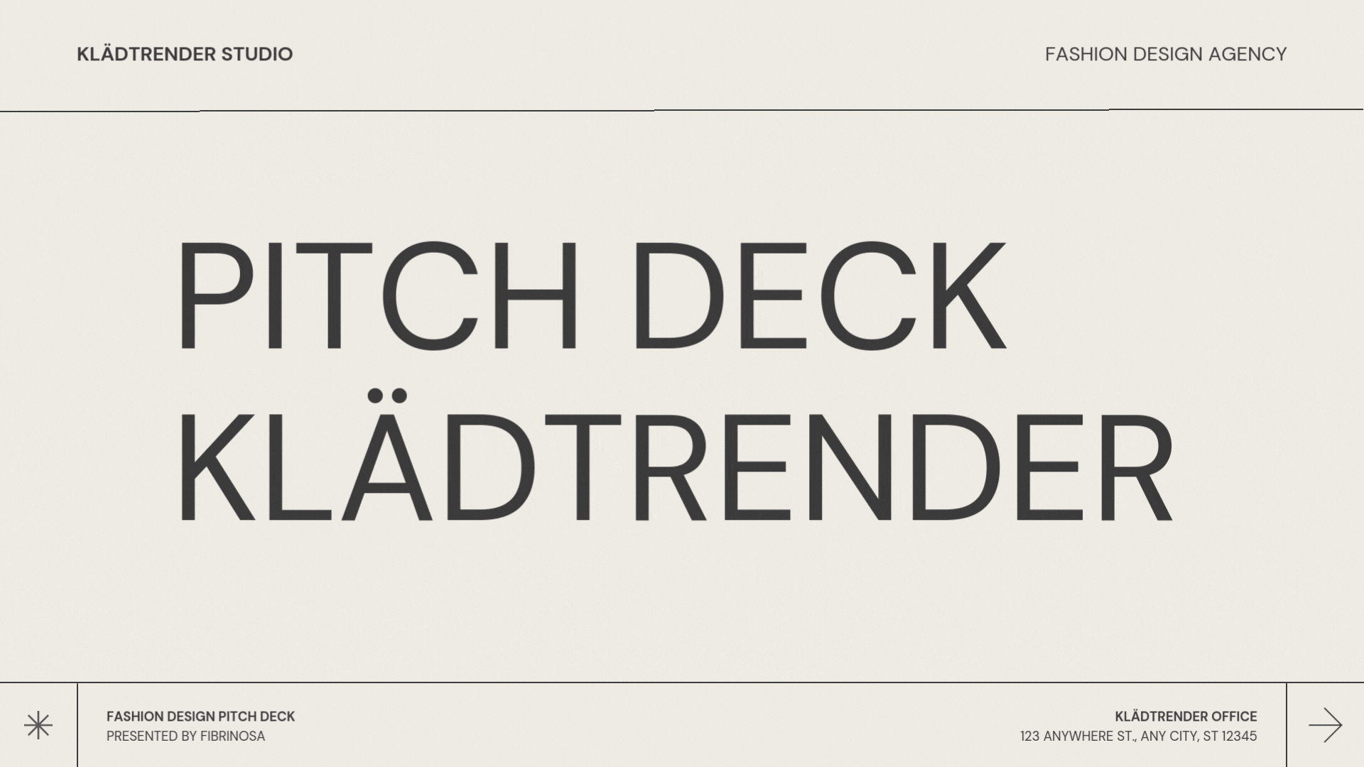 Pitch Deck Template