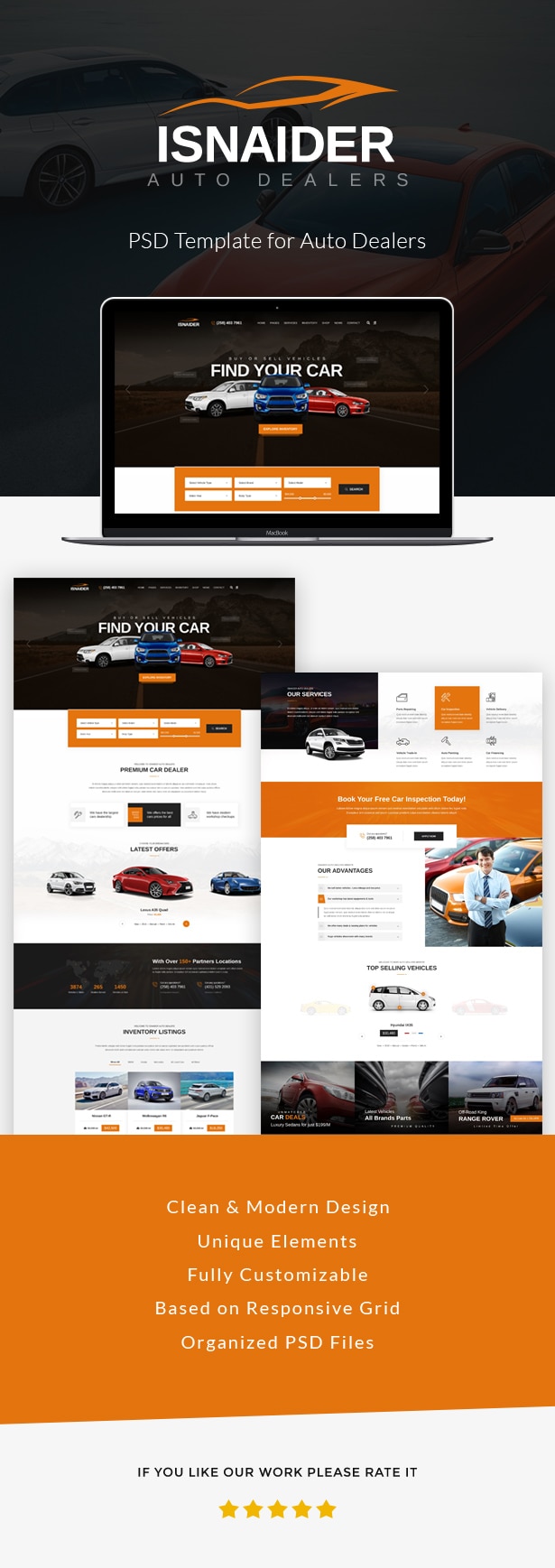 Isnaider - Auto dealer & Rental  PSD - 2