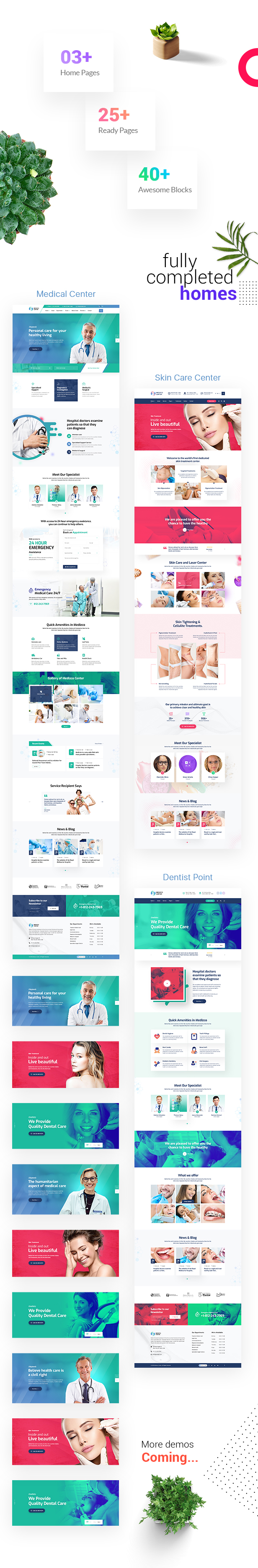 Medizco - Medical Health & Dental Care Clinic WordPress Theme