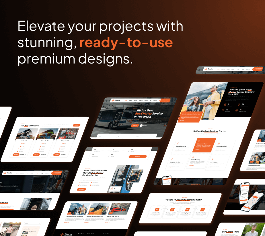 Shuttle – Bus Charter Service FSE WordPress Theme - 5