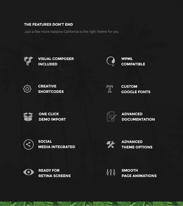 portfolio california wordpress theme